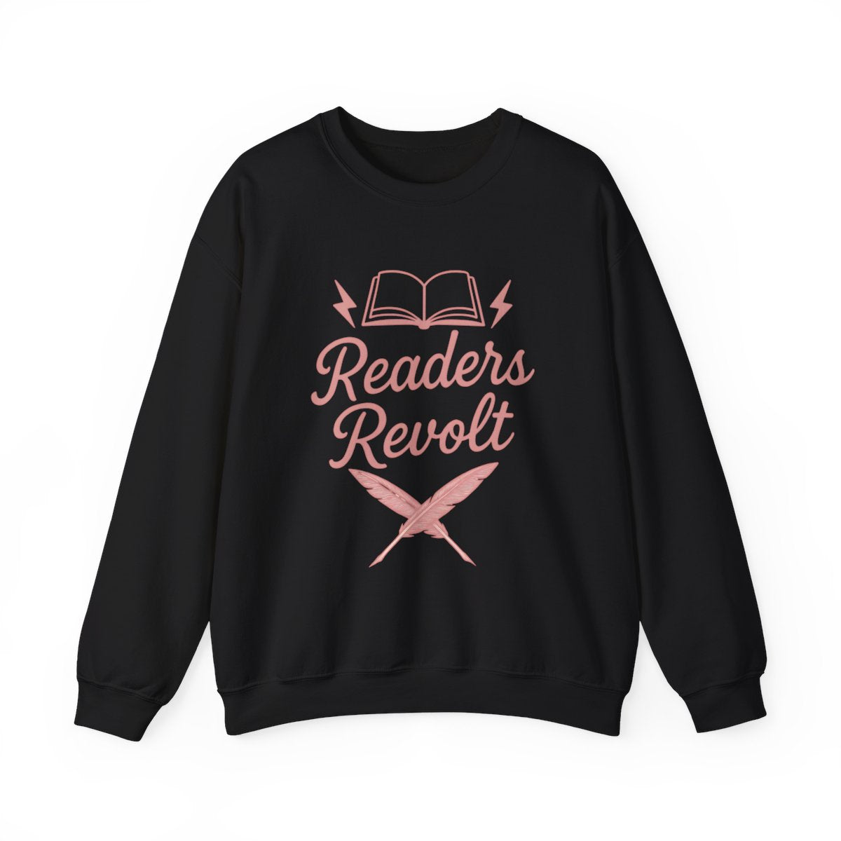 Readers Revolt Engraved Black Cozy Sweatshirt