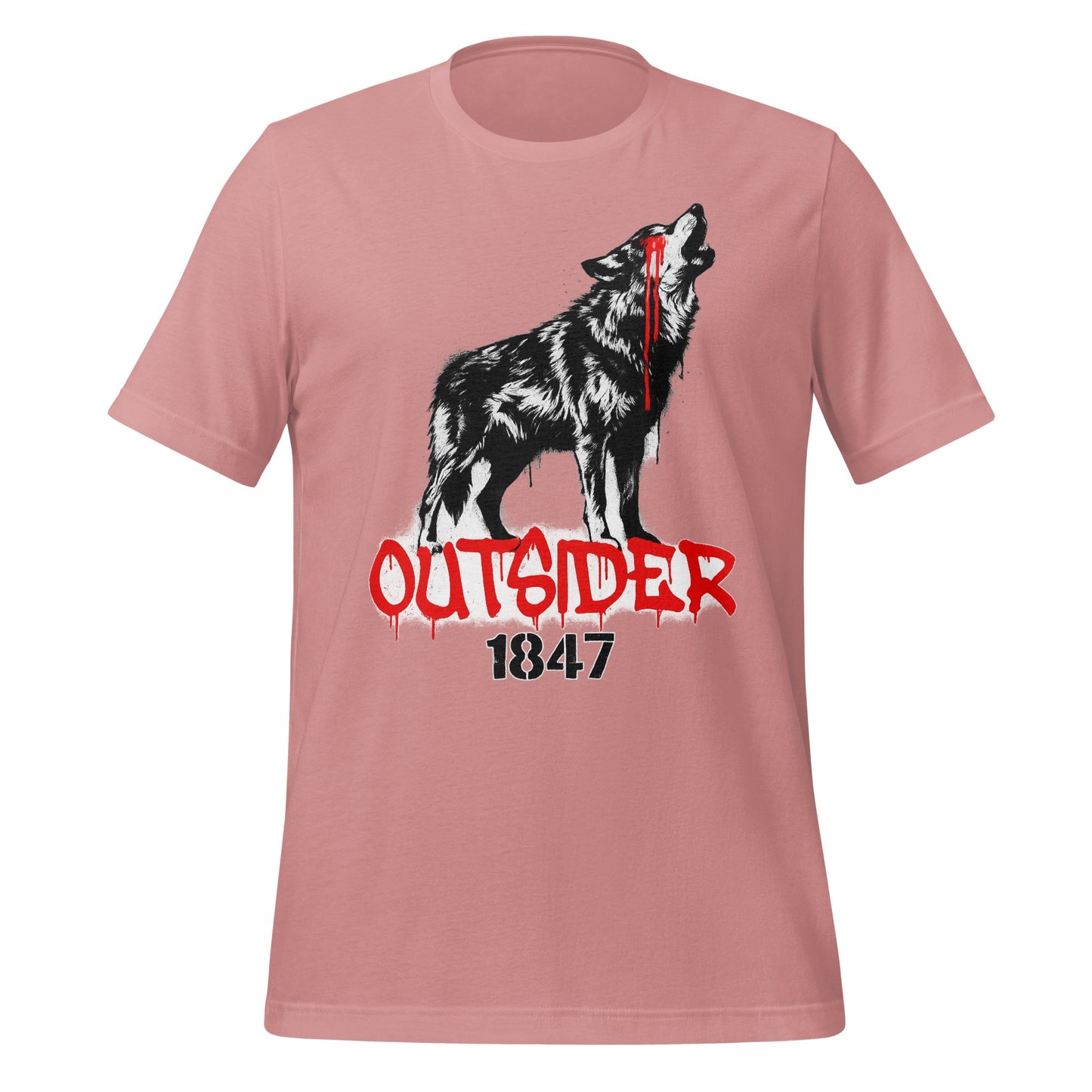 Outsider 1847 Howling Wolf Graphic T-Shirt