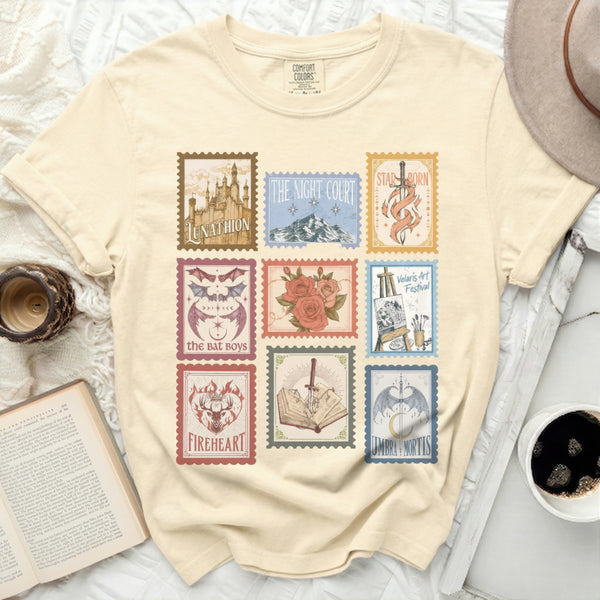 Maas Fandom Stamp Tee in Ivory