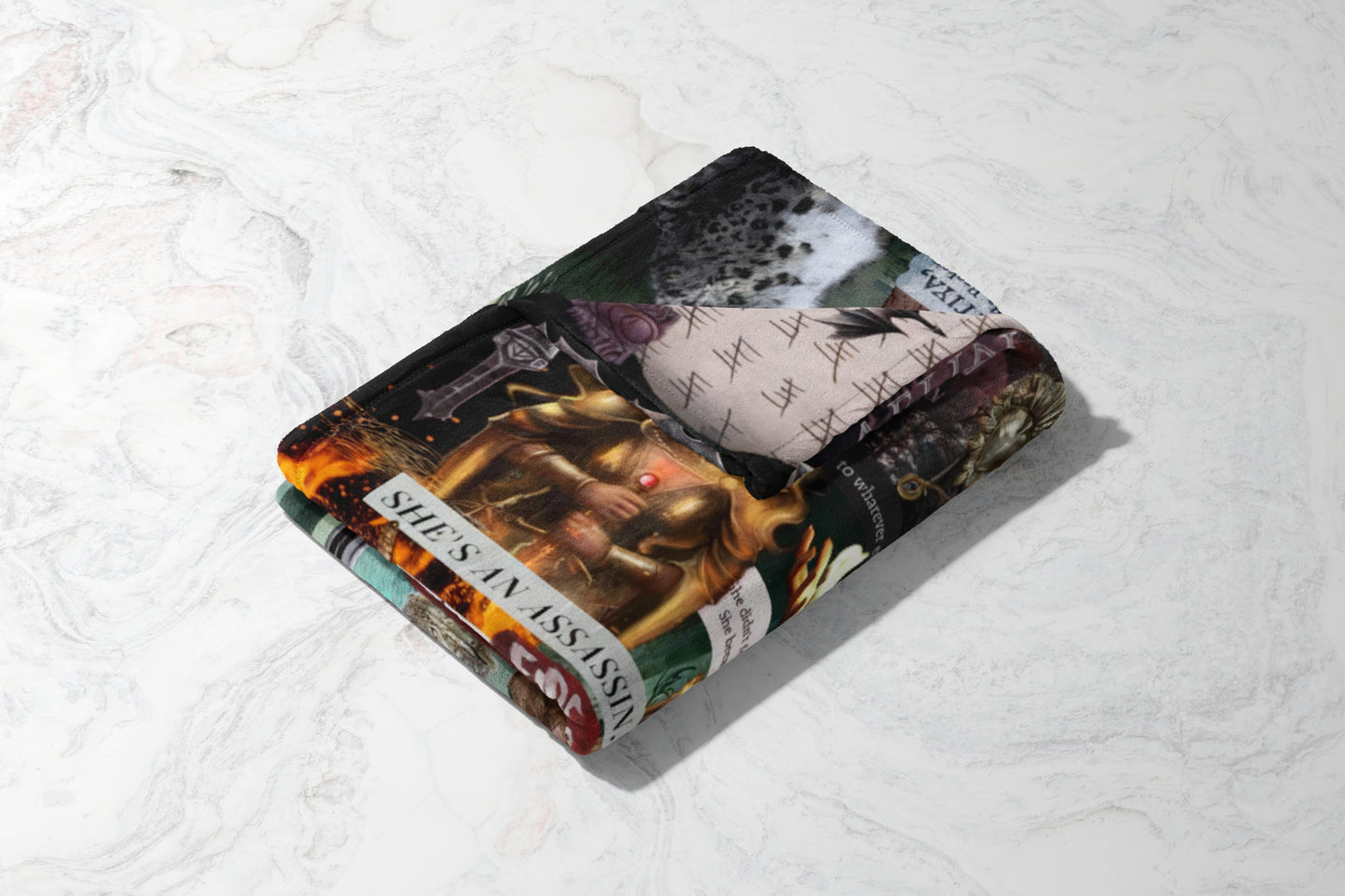 Assassin Themed Collage Soft Cozy Blanket