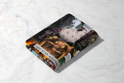 Assassin Themed Collage Soft Cozy Blanket