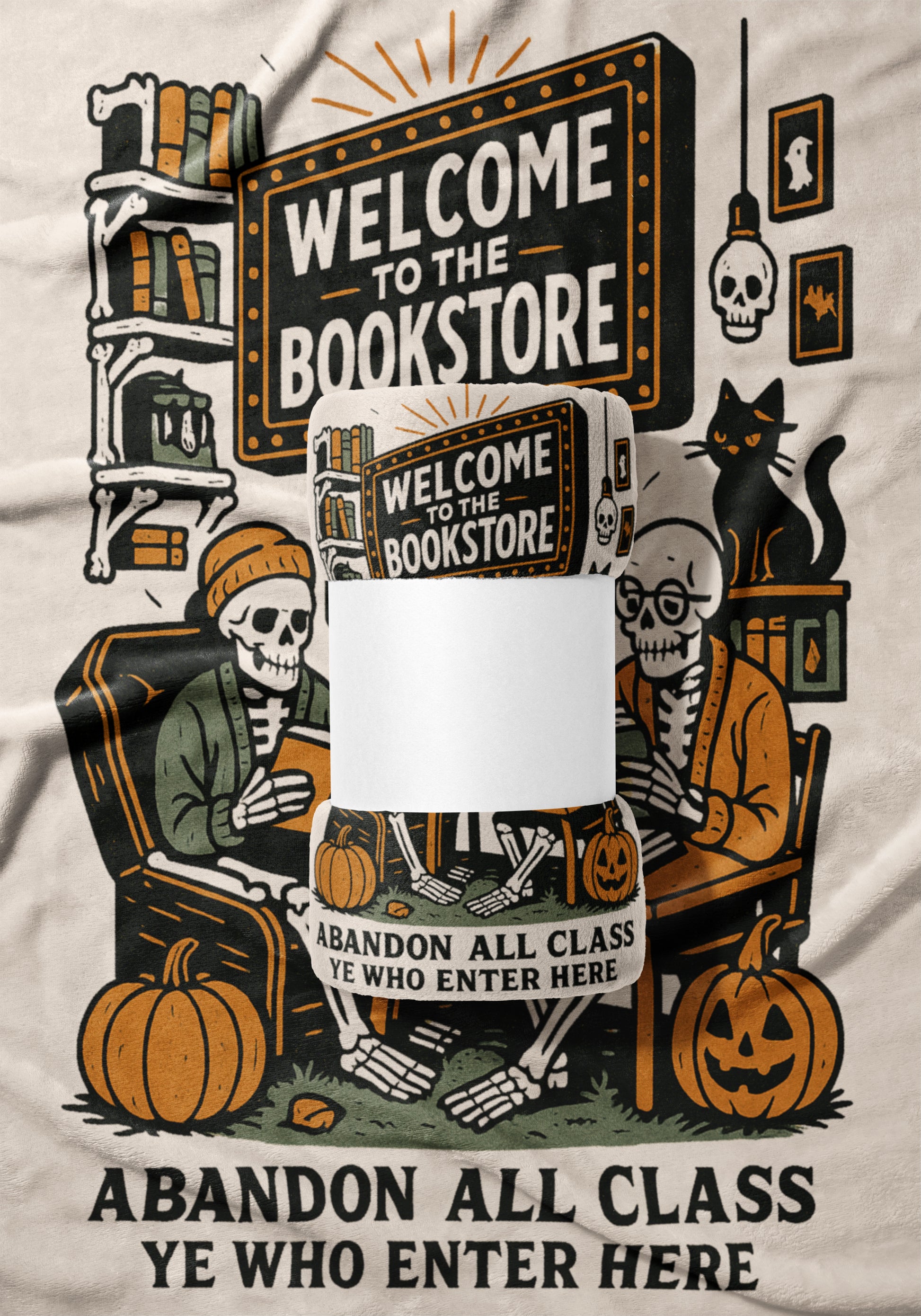 Welcome to the Bookstore Abandon All Class Blanket
