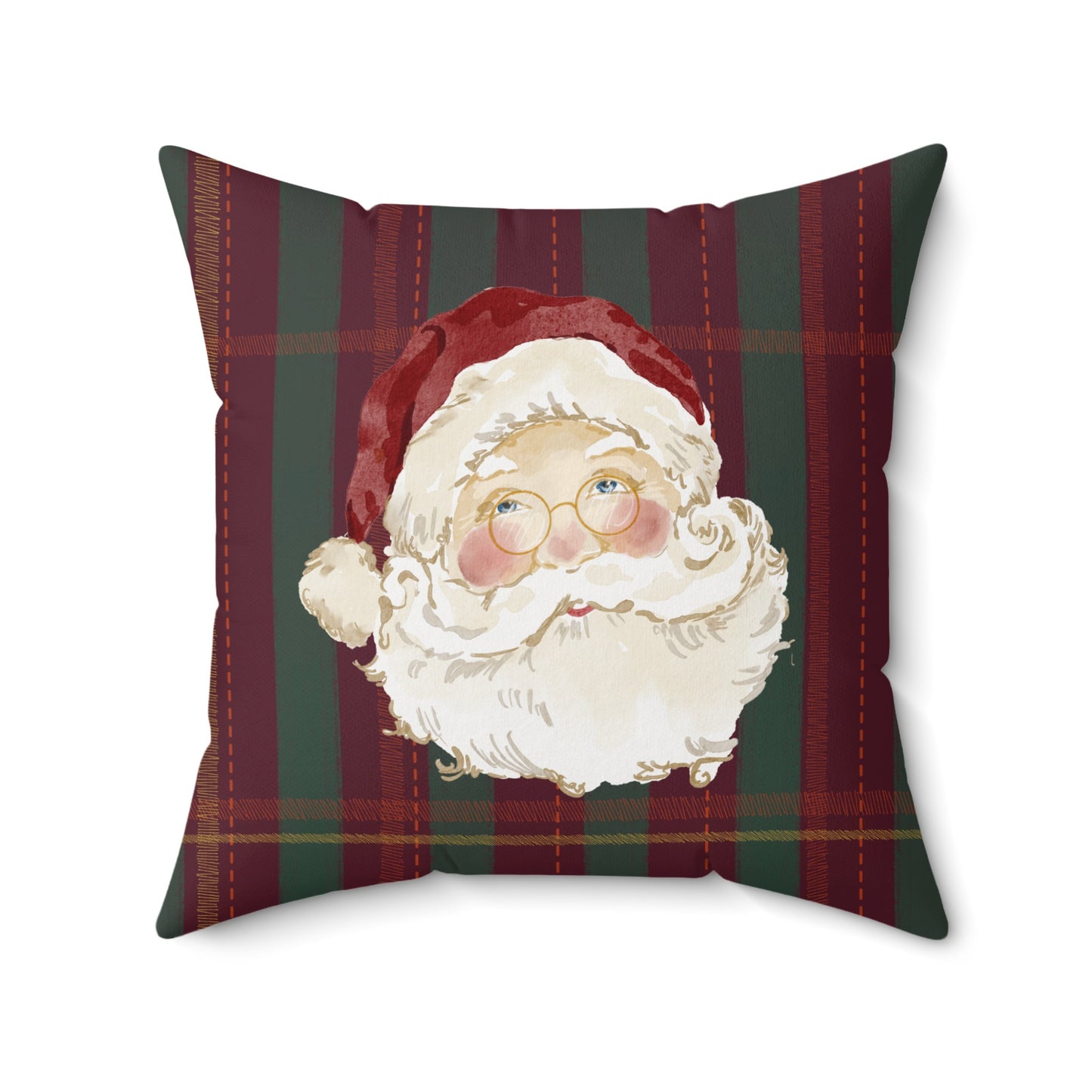 Vintage Santa Design on Christmas Cushion Product