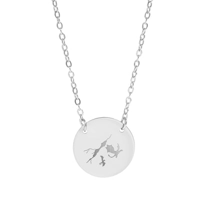 Intricate Tree Design Pendant with Delicate Chain Necklace