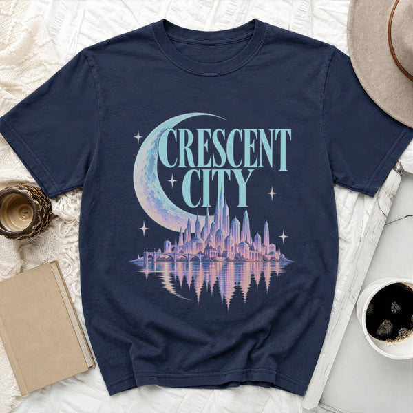 Crescent City Skyline Tee in True Navy