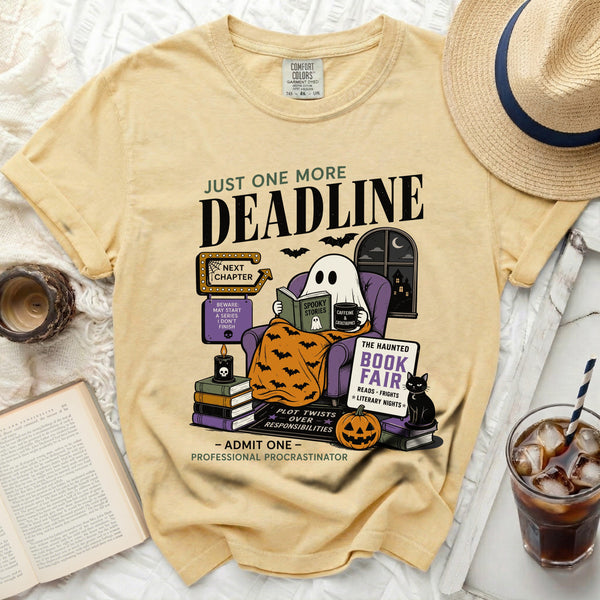 Just One More Deadline Tee in Butter