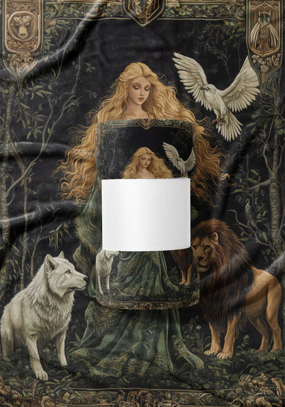 Enchanting Fantasy Artwork Blanket for Cozy Comfort