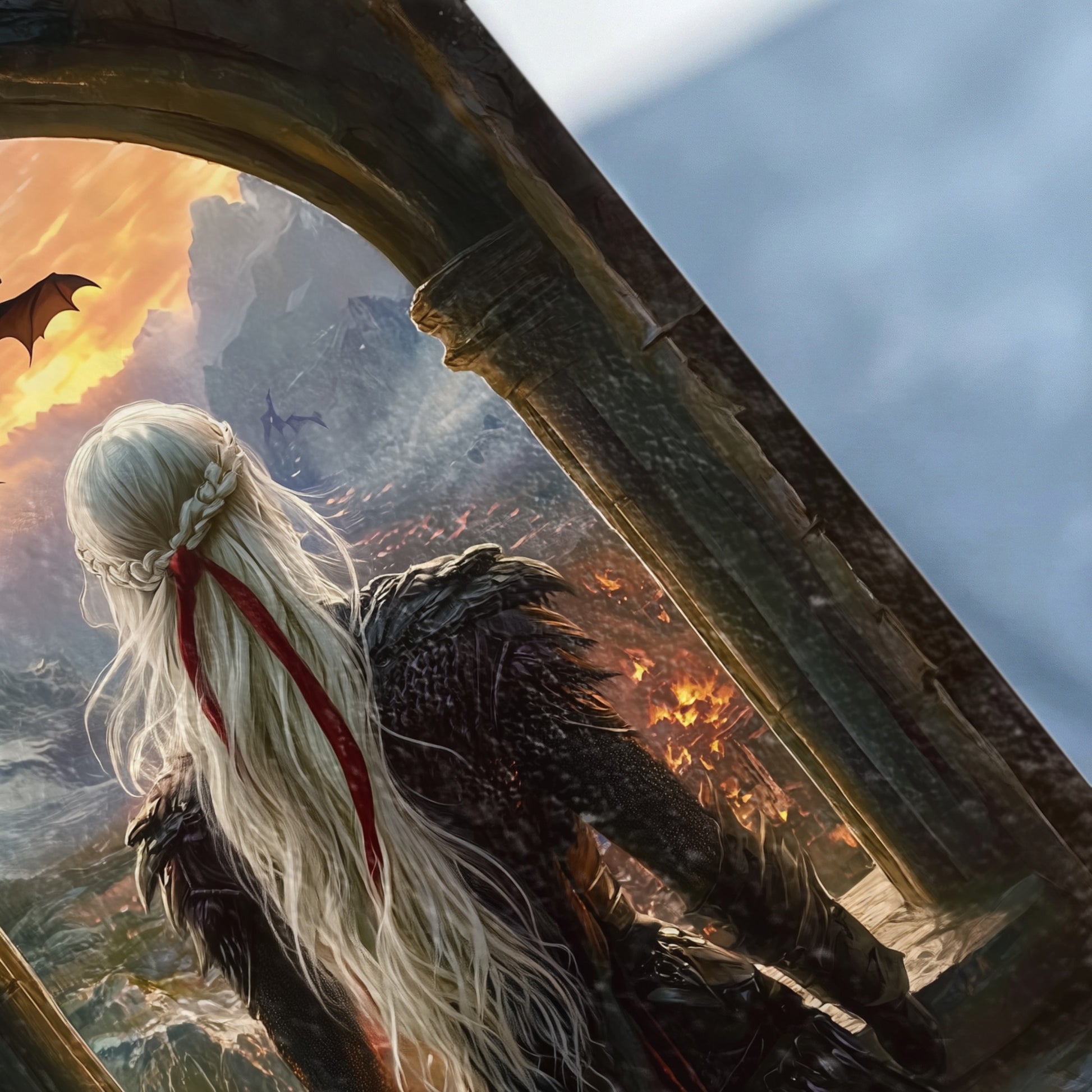 White Haired Queen Dragon Fire Archway Epic product type