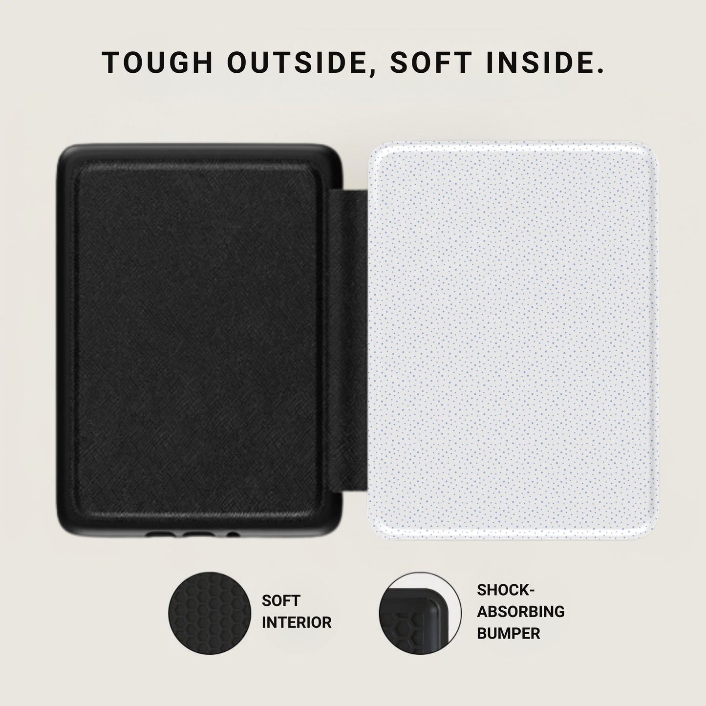 Tough Outside Soft Inside Shock-Absorbing Protective Case