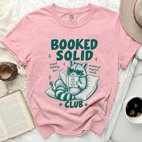 Booked Solid Club Tee in Blossom