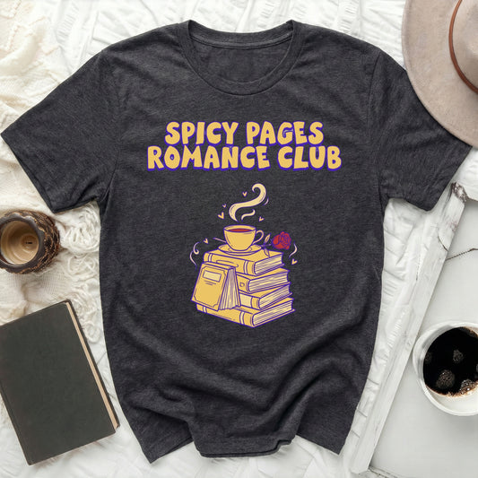 Spicy Pages Romance Club Graphic Tee Shirt