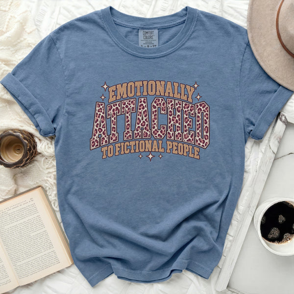 Emotionally Attached Tee in Blue Jean