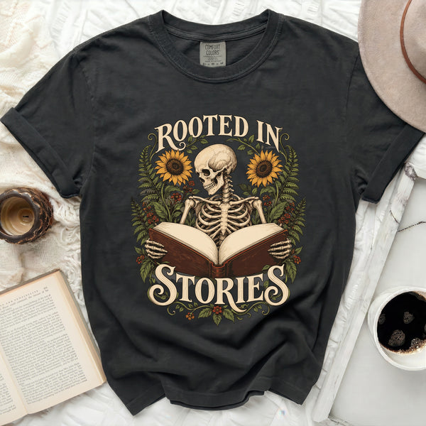 Rooted In Stories Tee in Black