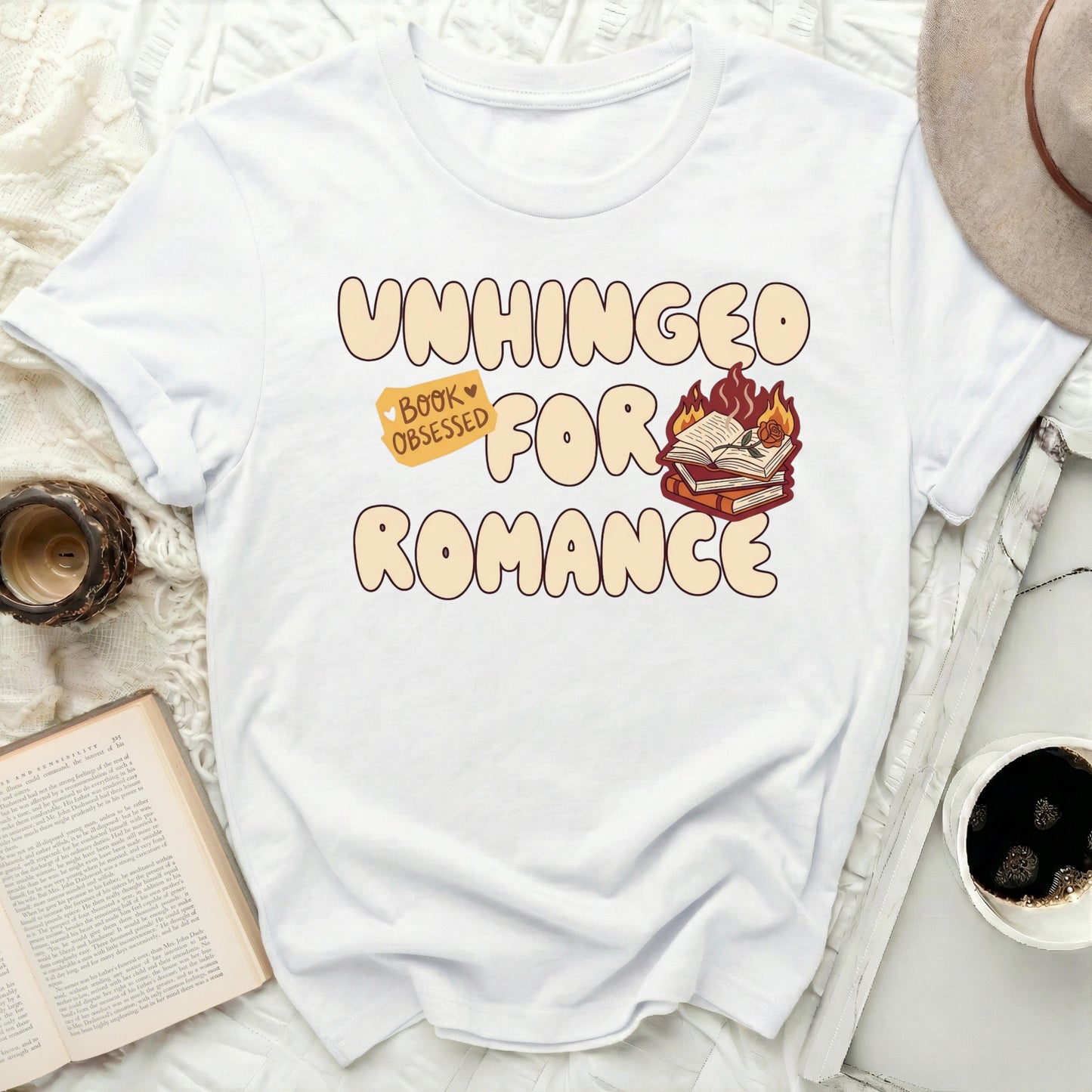 UNHINGED BOOK OBSESSED FOR ROMANCE product type