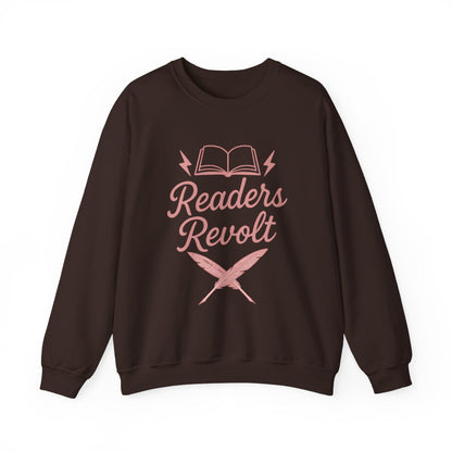 Readers Revolt Graphic Sweatshirt for Book Lovers