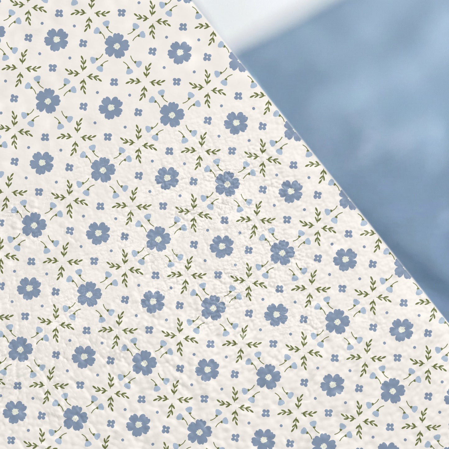 Blue Floral Pattern Decorative Home Decor Product