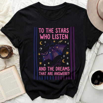 TO THE STARS WHO LISTEN AND THE DREAMS THAT ARE ANSWERED product type