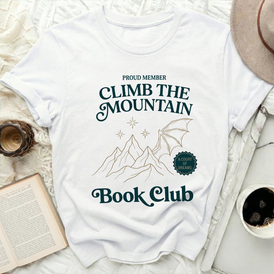 Proud Member Climb The Mountain Book Club product type
Book Lover
Book Club
Reading Group
Mountain Design
Literary Gift
Fantasy Book
Bookworm
Reader Apparel
Unique Design
Proud Member
Climb Mountain
Court Of Dreams
Bookish Style
Fae Fantasy
Dragon Wing
Reader Life
Cozy Reading
Gift For Reader
Book Theme
Adventure Book