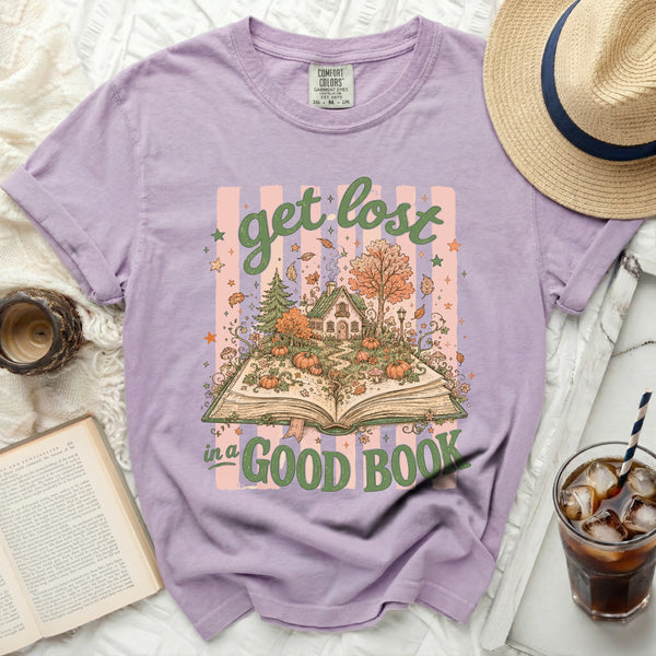 Autumn Storybook Tee in Orchid