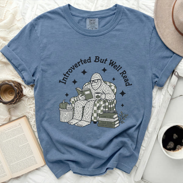 Cozy Cryptid Tee in Blue Jean