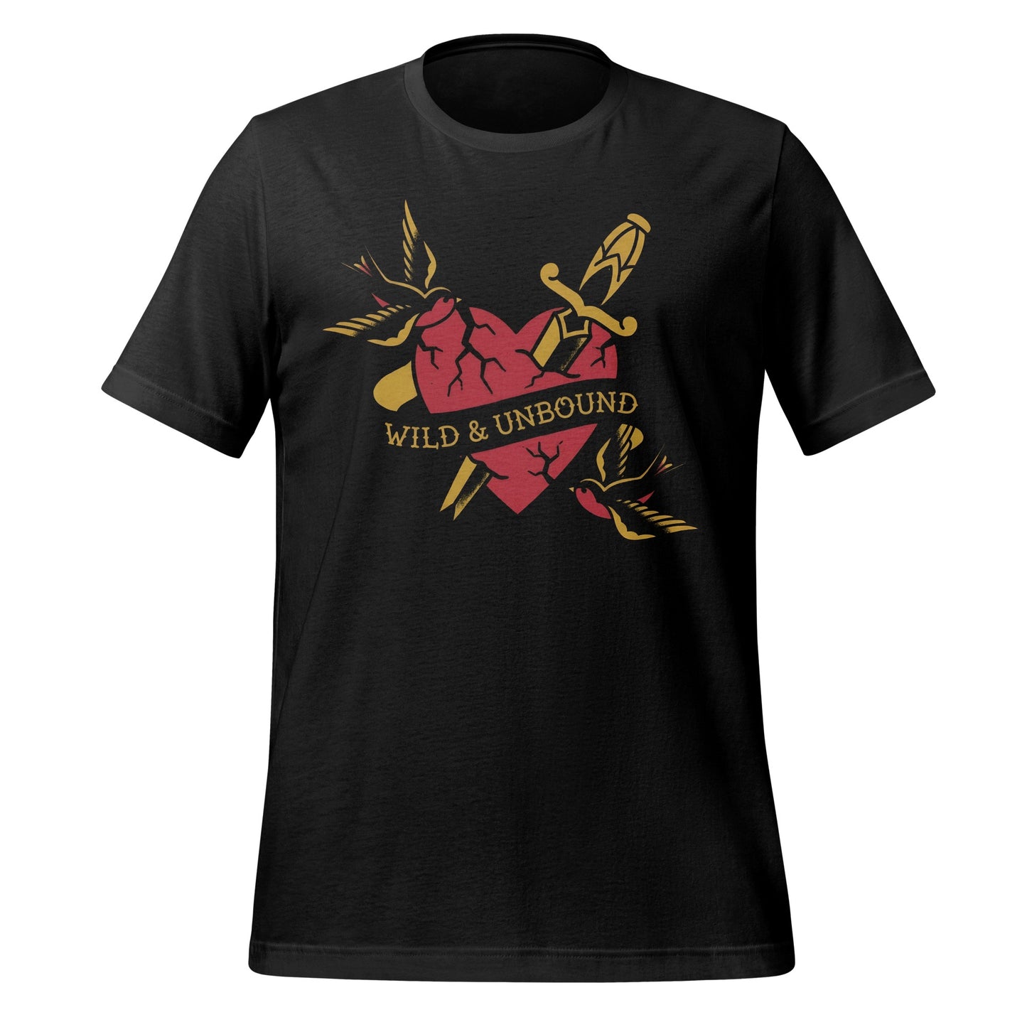 Wild and Unbound Heart and Sword Graphic T-shirt