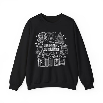 All Booked for Christmas Sweatshirt Gift Idea