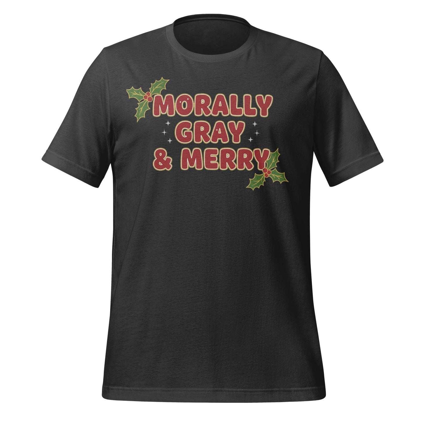 Morally Gray & Merry Graphic T-Shirt Holiday Season