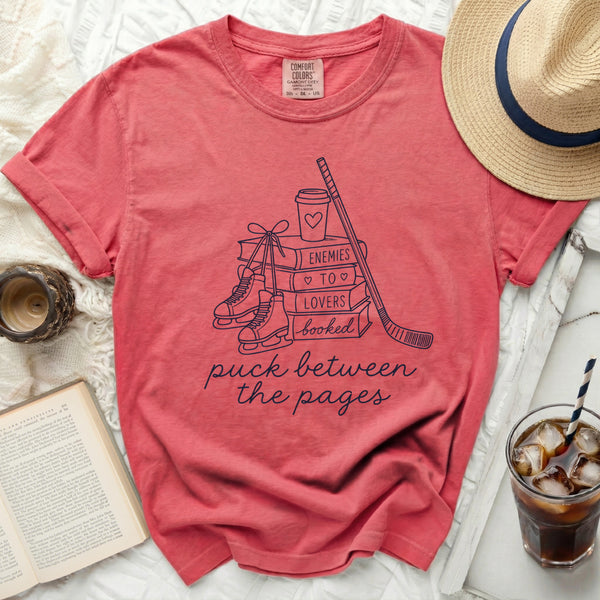 Puck Between The Pages Romance Tee in Watermelon