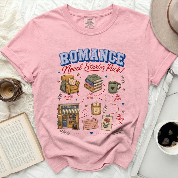 Novel Starter Pack Tee in Blossom
