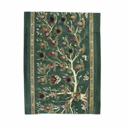 Ancient Family Tree Tapestry with Detailed Lineage