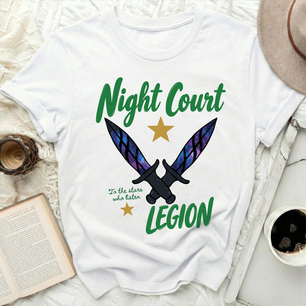 Night Court Legion Tee in White