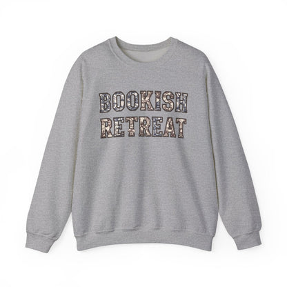 Cozy Bookish Retreat Sweatshirt for Reading Lovers