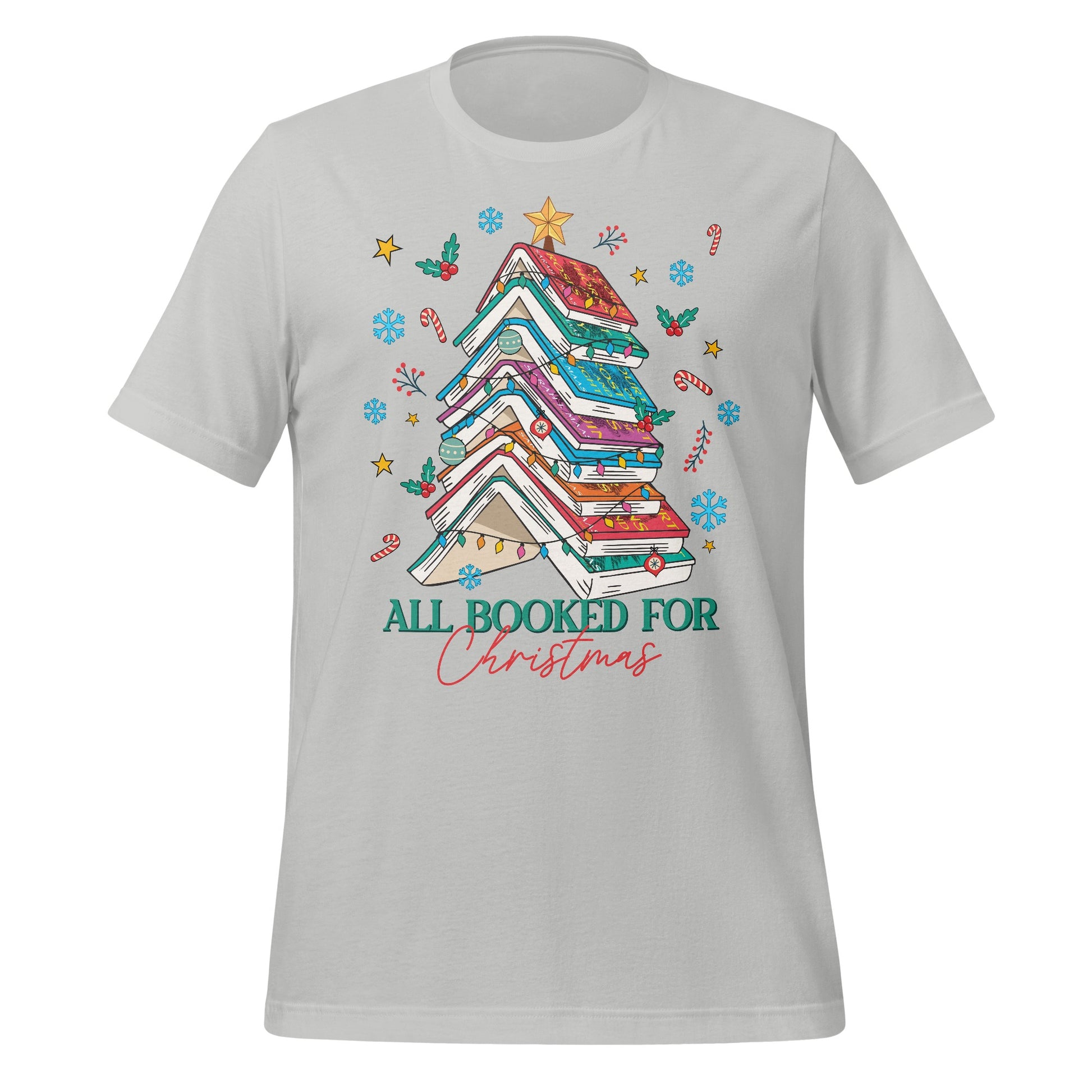 All Booked for Christmas Festive T-Shirt Product