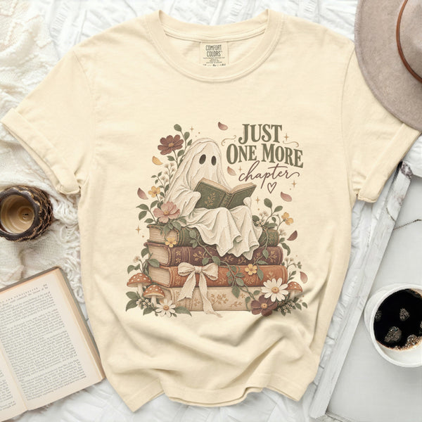 Vintage One More Chapter Tee in Ivory