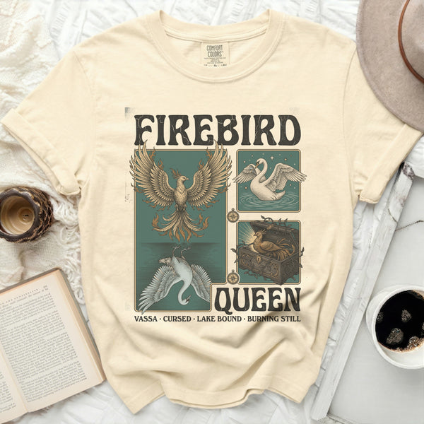 Firebird Queen Fantasy Tee in Ivory