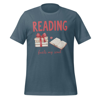 Reading Fuels My Soul with Book Graphics T-shirt