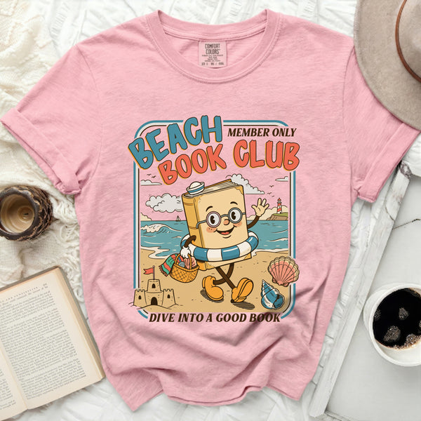 Beach Book Club Member Tee in Blossom