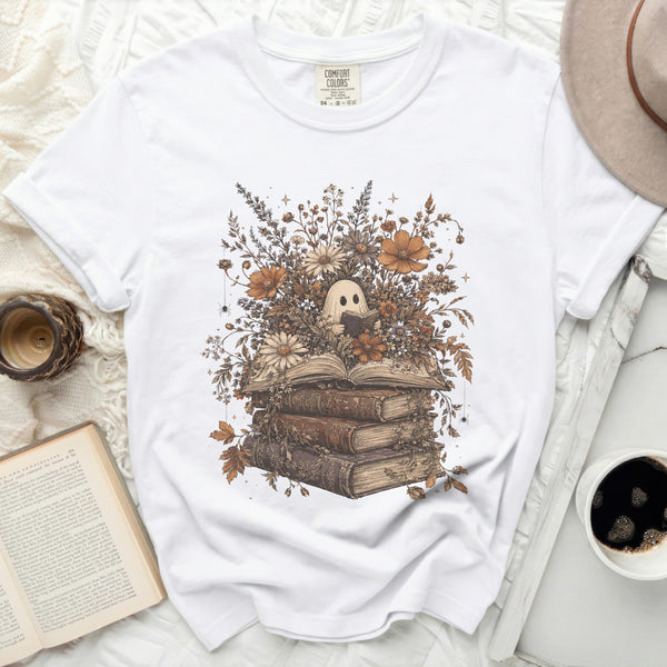 Reading Ghost Tee in White