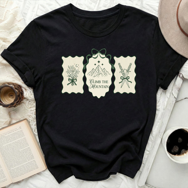 Ramiel Coquette Emblem Tee in Black