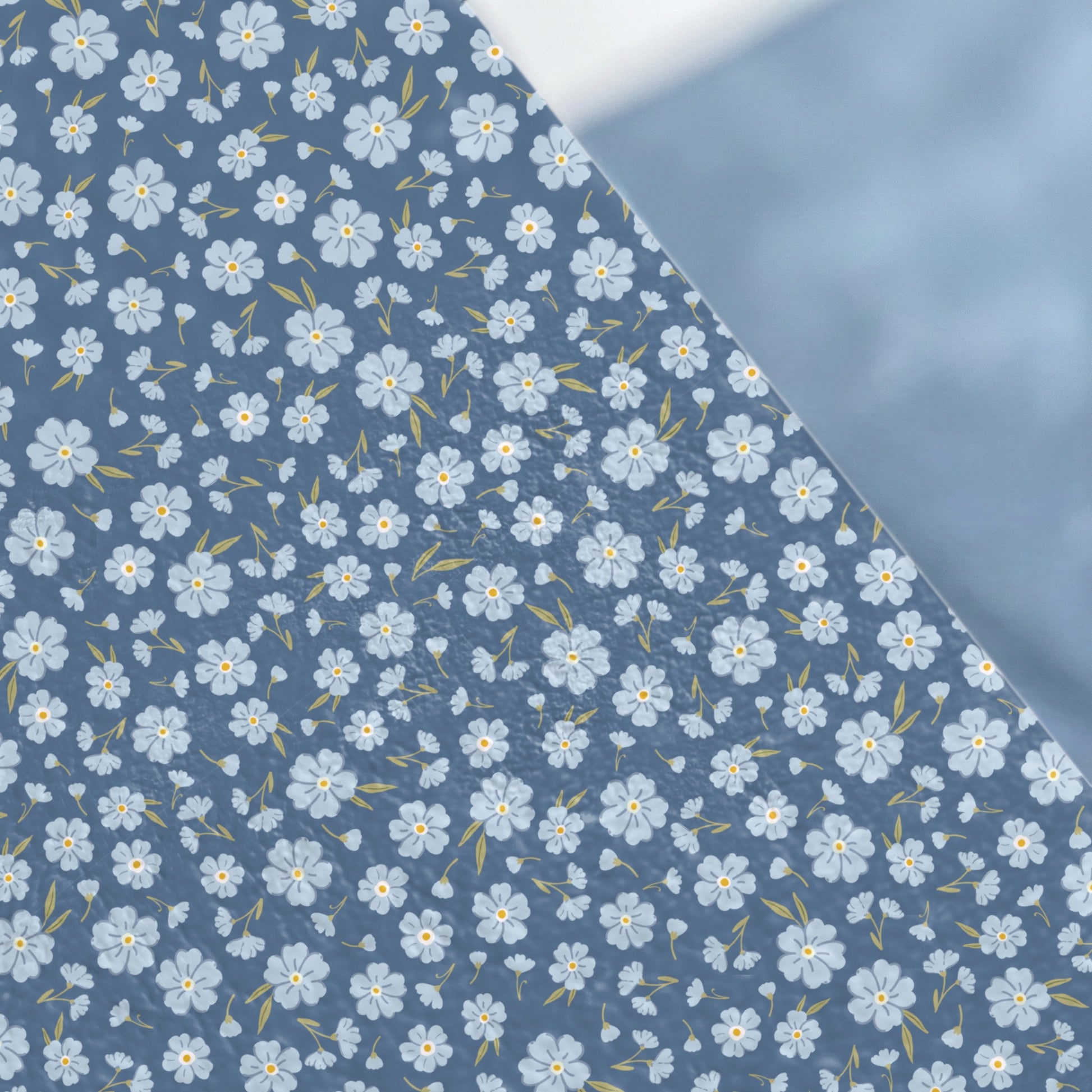 Charming Blue Floral Patterned Product for Spring