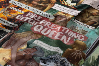 Fire Breathing Queen Fantasy Artwork product