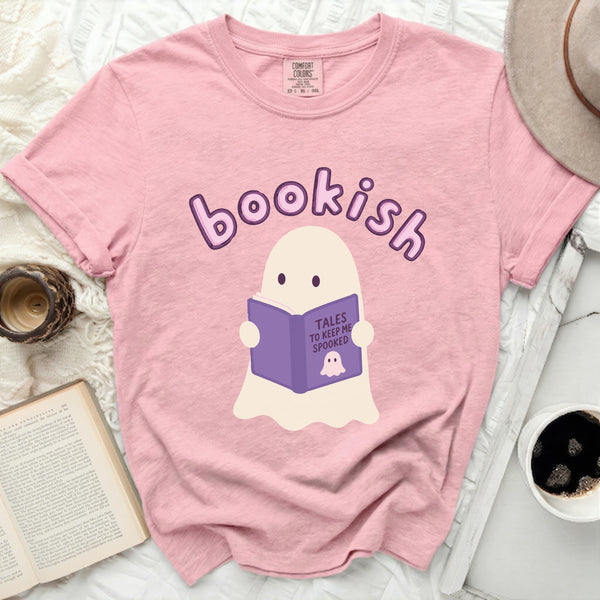 Bookish Ghost Tee in Blossom