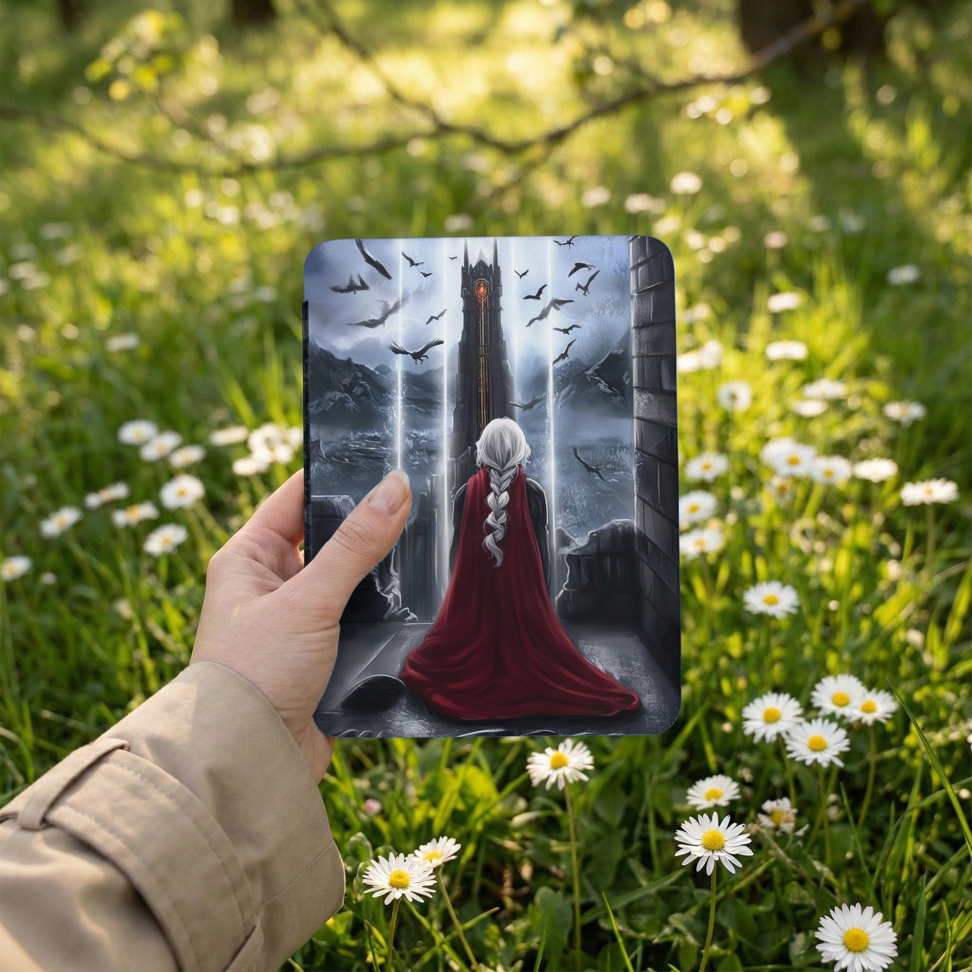 Dark Tower Mystic Figure Red Cape Ominous Fantasy product type