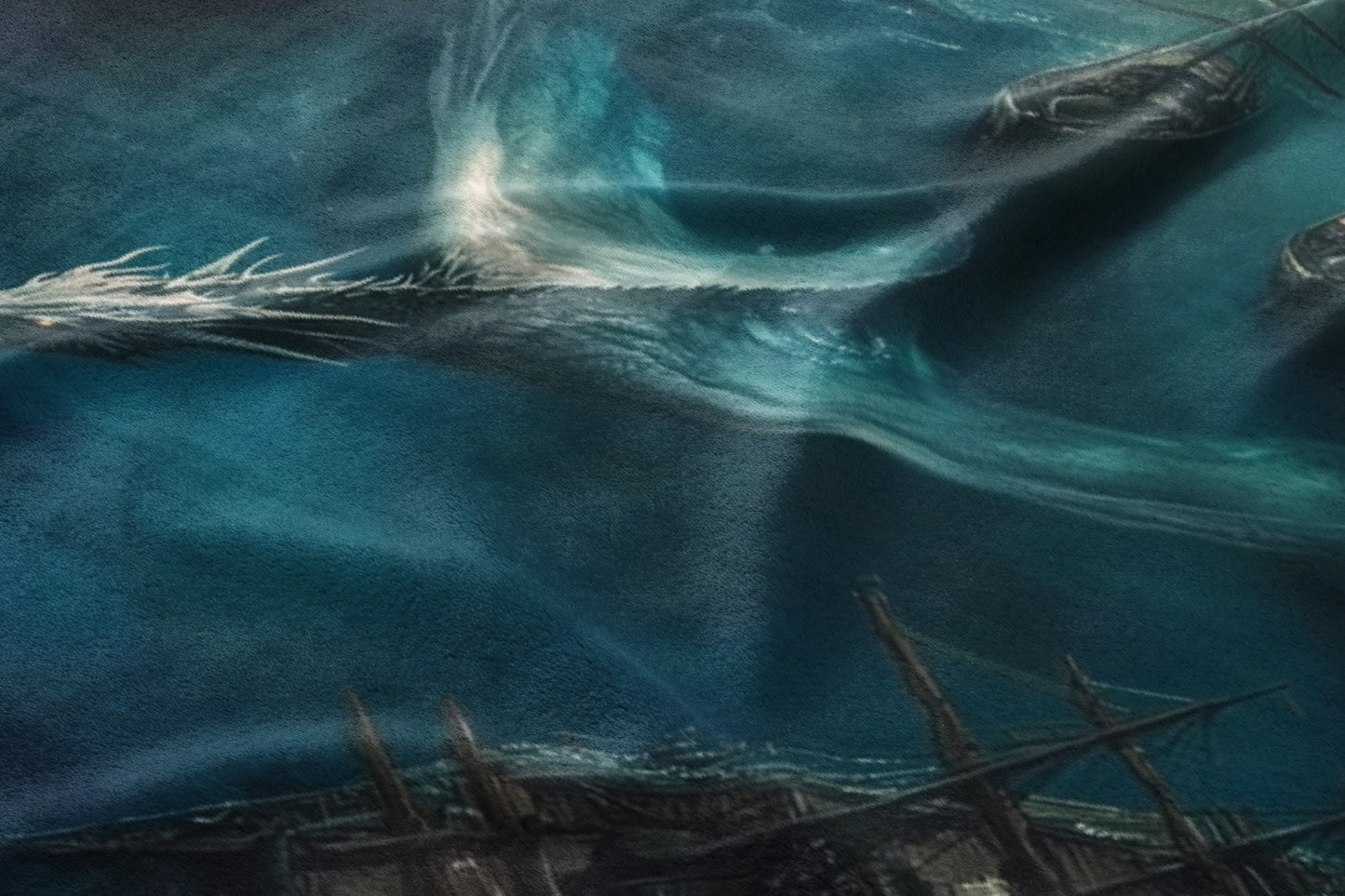 Majestic Sea Serpent Encounter Fantasy Apparel