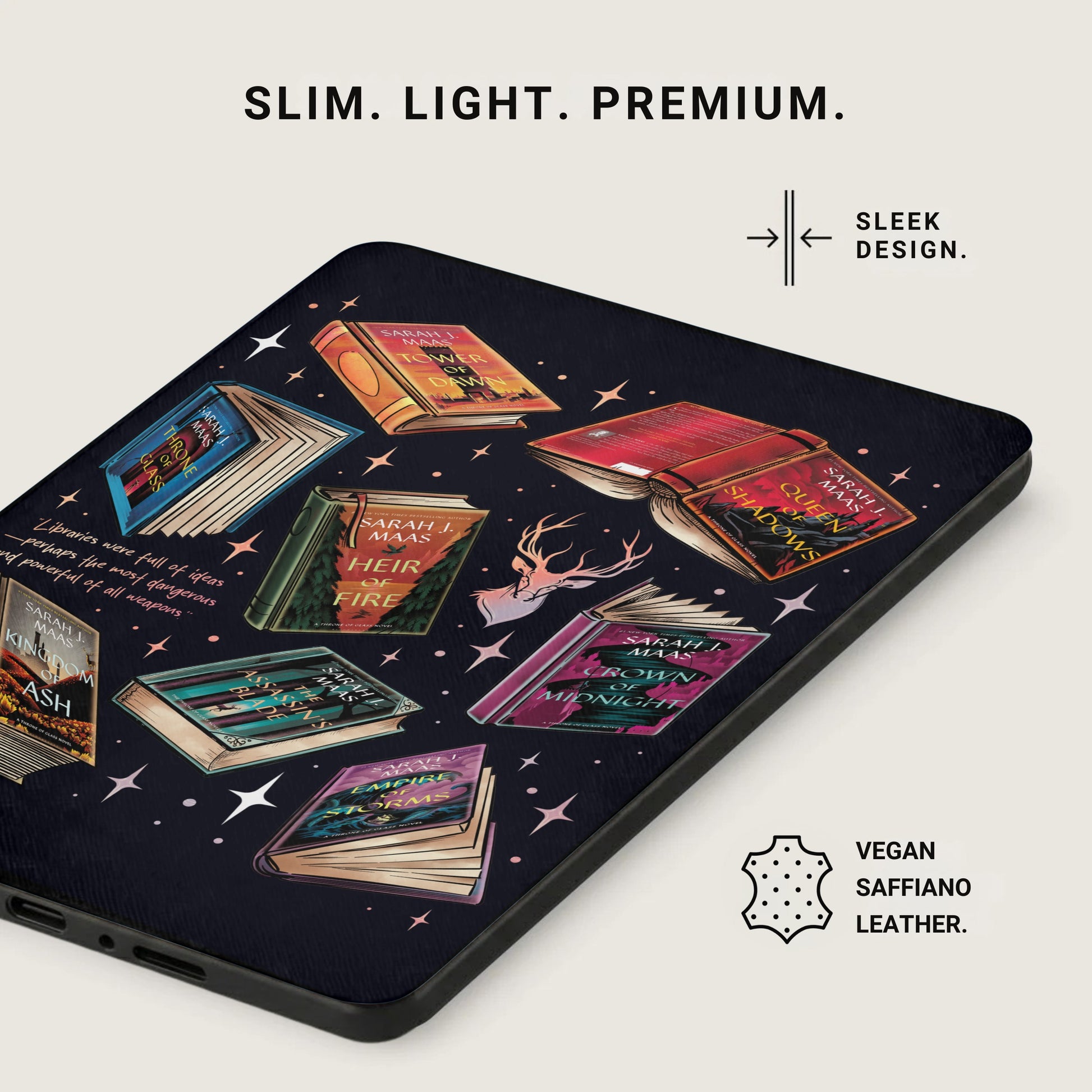 SLIM LIGHT PREMIUM SLEEK DESIGN Sarah J Maas THRONE OF GLASS product type