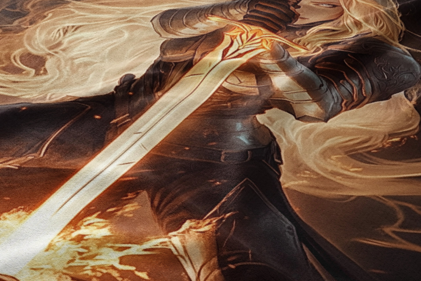 Epic Dark Knight with Glowing Sword Product