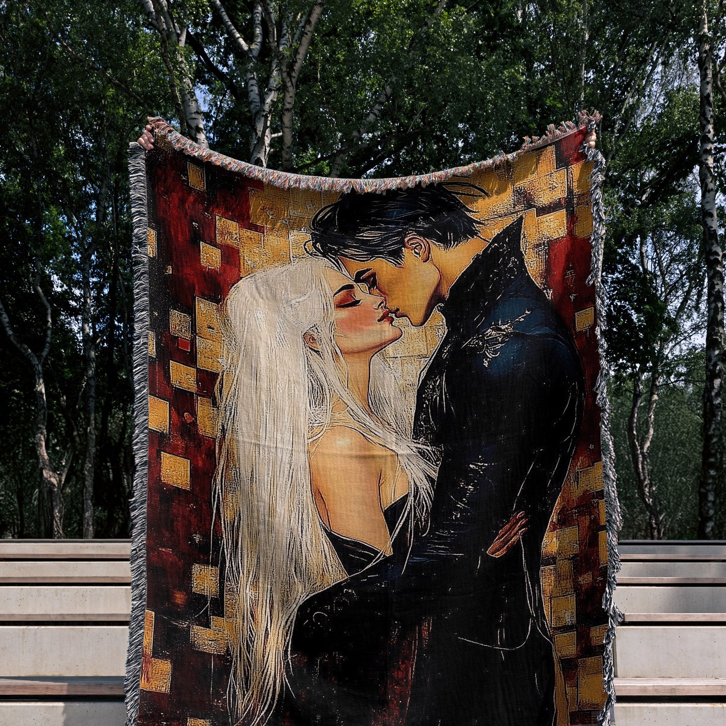 Dorian Havilliard & Manon Blackbeak Blanket 🌌🔥