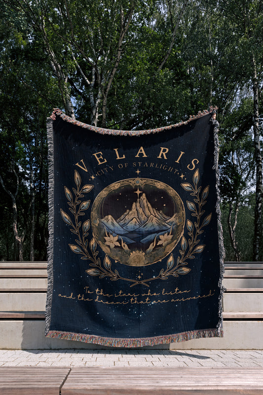 City of Starlight Woven Throw Blanket