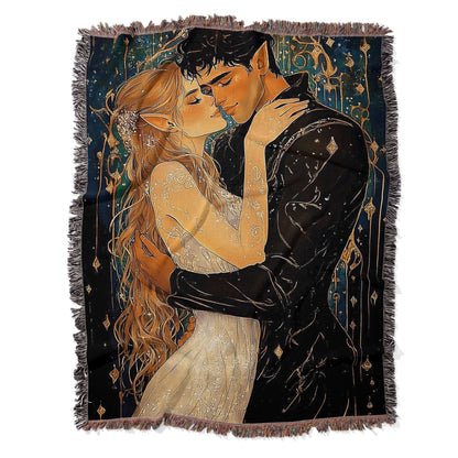 Feyre and Rhysand Velaris Woven Blanket 🖤✨