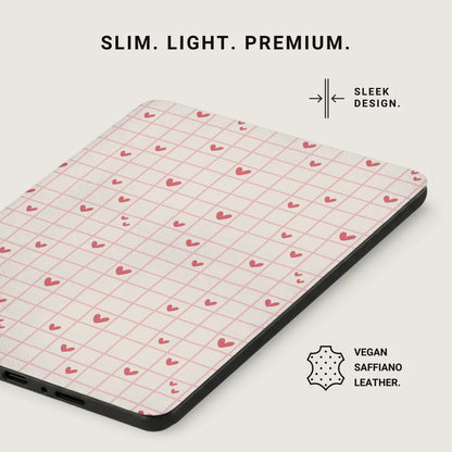 Sleek and Light Premium Vegan Saffiano Leather Case